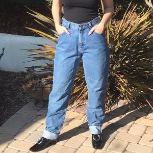 Vintage Lee High Waist Baggy Boyfriend Jean